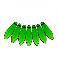 Czech Glass Daggers Perlen 5x16mm Chrysolite